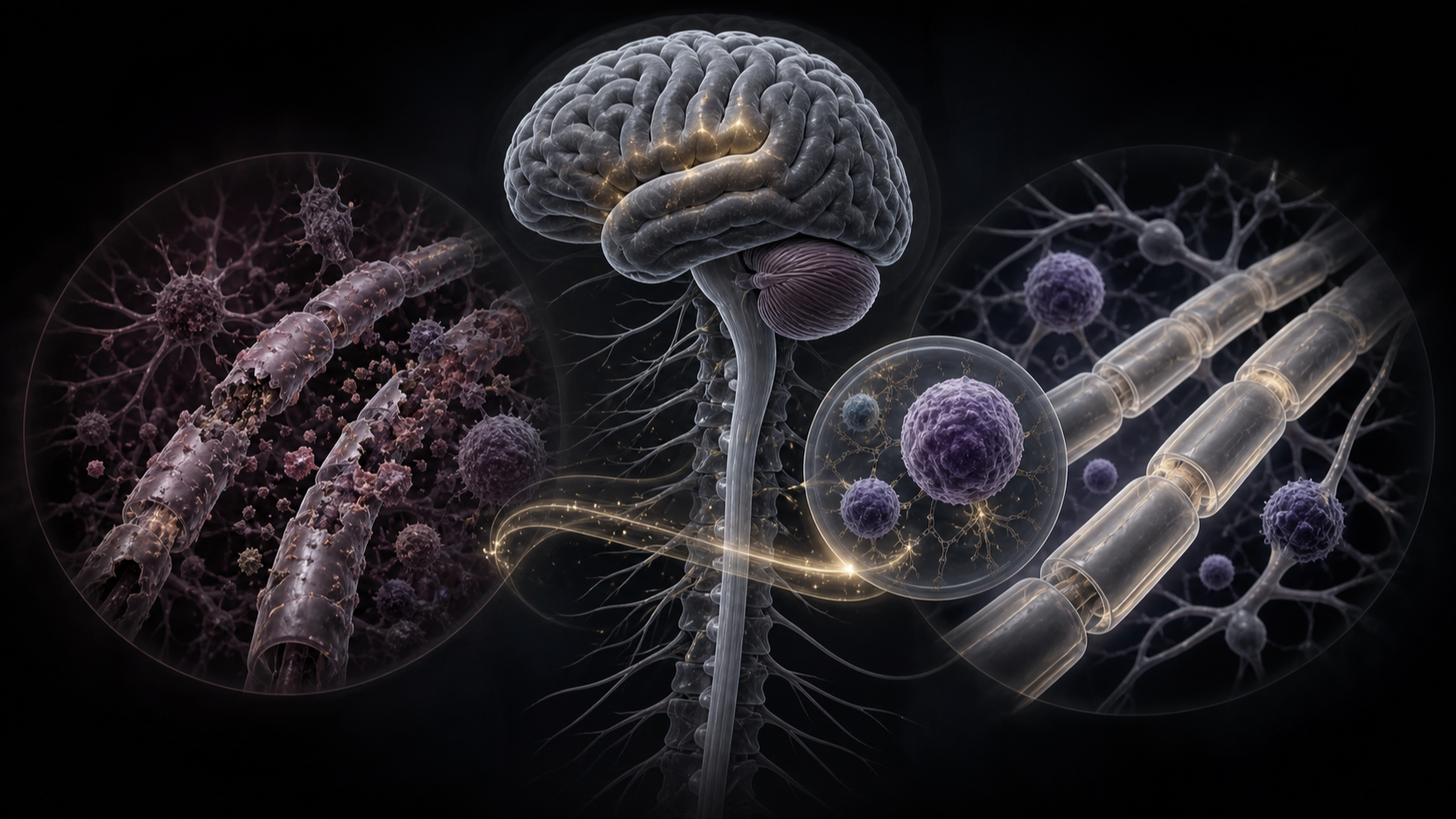 Original medical illustration for: Natalizumab Treatment for Multiple Sclerosis: How Risk Monitoring Reduced PML Complications in France