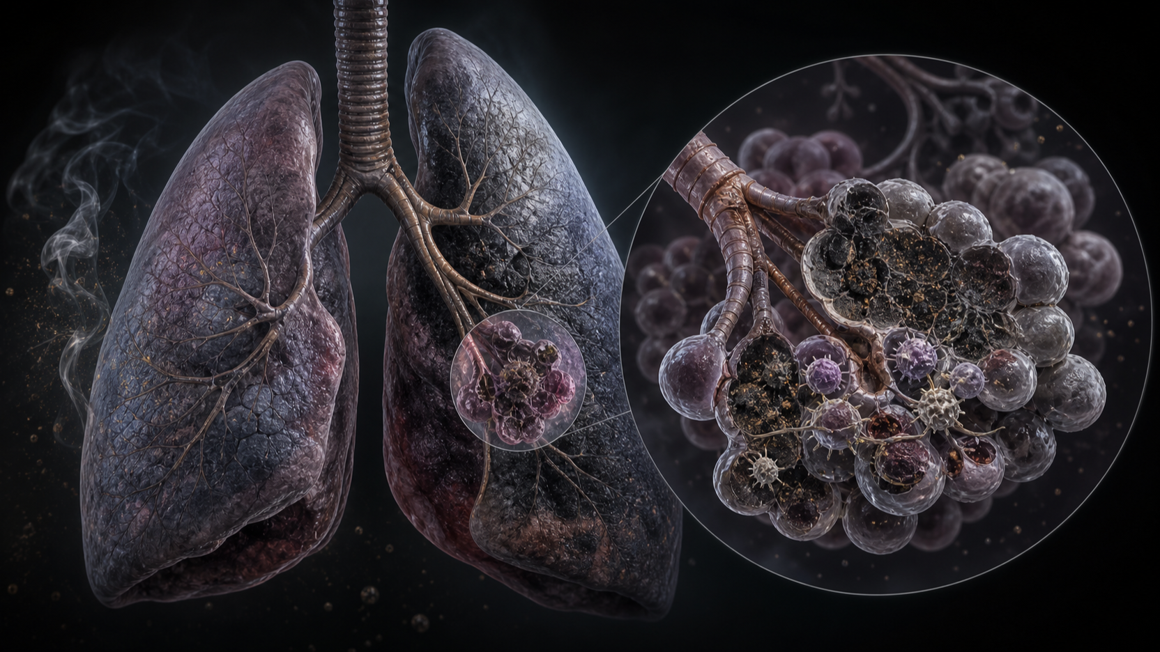 Original medical illustration for: The Hidden Dangers of Shisha Smoking: A Comprehensive Patient Guide