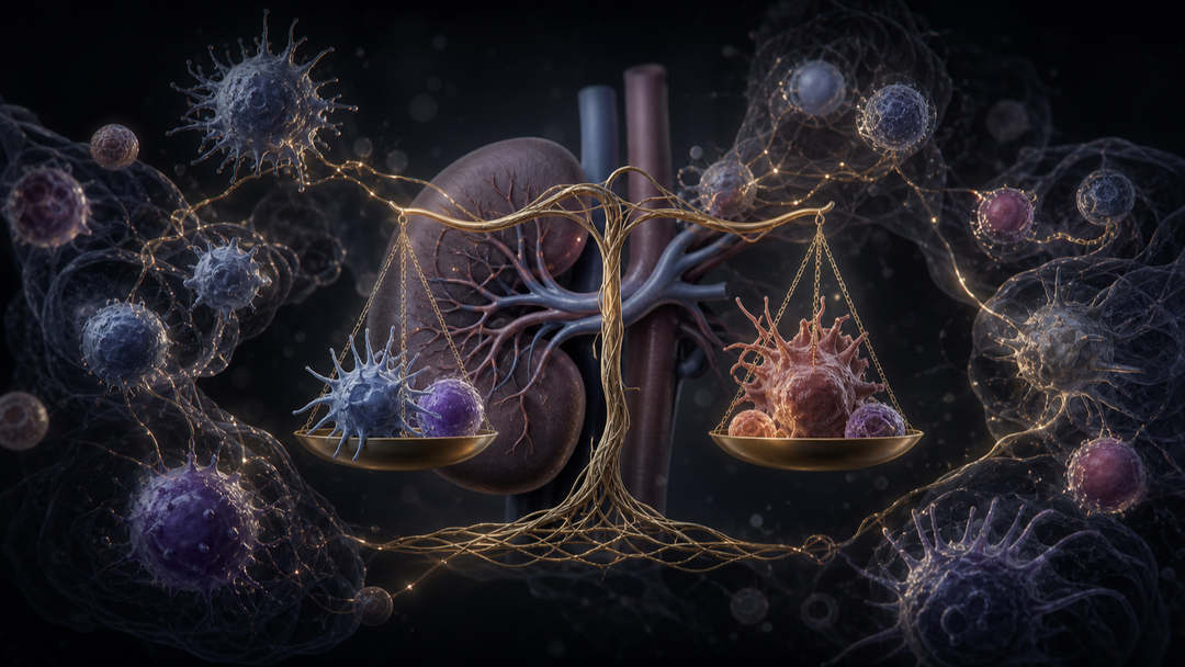 Original medical illustration for: Understanding Immune Tolerance: New Hope for Autoimmune Diseases and Organ Transplants