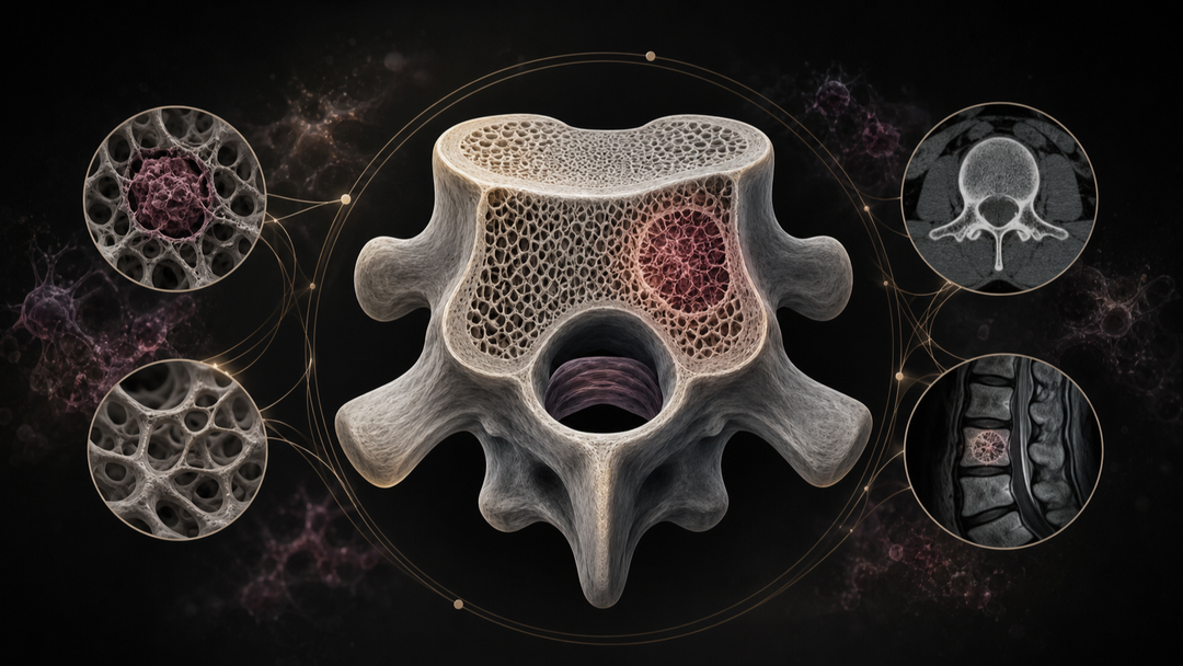 Original medical illustration for: Understanding Unexpected Bone Lesions: A Patient's Guide to the Bone-RADS Classification System